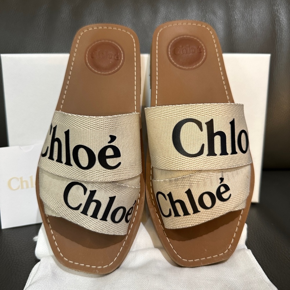 CHLOE WOODY SANDALS
